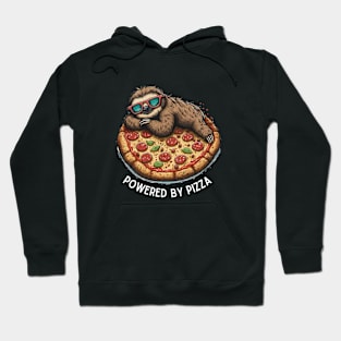 Sloth Life: Powered by Pizza Hoodie